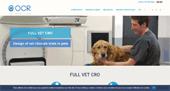 Desktop Screenshot of oncovet-clinical-research.com